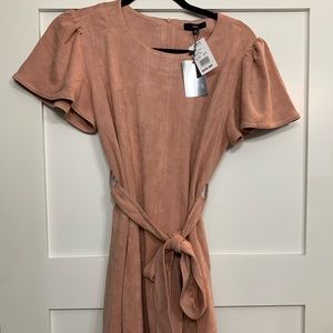 Suede dress